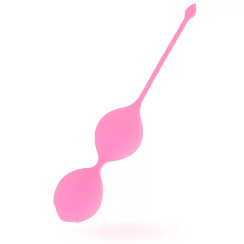 INTENSE – Kisha kegel tréninggolyók, medencefenék-izom erősítéshez, 84 g, 20 cm, rózsaszín