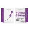 INTENSE – Kisha kegel tréninggolyók, medencefenék-izom erősítéshez, 84 g, 20 cm, lila