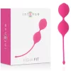 INTENSE – Kisha kegel tréninggolyók, medencefenék-izom erősítéshez, 84 g, 20 cm, fukszia