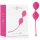 INTENSE – Kisha kegel tréninggolyók, medencefenék-izom erősítéshez, 84 g, 20 cm, fukszia