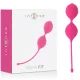 INTENSE – Kisha kegel tréninggolyók, medencefenék-izom erősítéshez, 84 g, 20 cm, fukszia