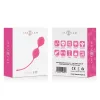INTENSE – Kisha kegel tréninggolyók, medencefenék-izom erősítéshez, 84 g, 20 cm, fukszia