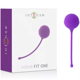   INTENSE – Kisha kegel gésagolyó, szilikon, 4 x 13 cm, 43 g, lila