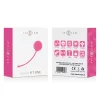 INTENSE – Kisha kegel gésagolyó, szilikon, 4 x 13 cm, 43 g, fukszia