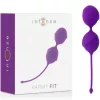 INTENSE – Karmy kegel gésagolyók, szilikon, 4,3 x 20 cm, 96 g, lila