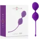 INTENSE – Karmy kegel gésagolyók, szilikon, 4,3 x 20 cm, 96 g, lila