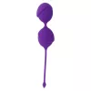 INTENSE – Karmy kegel gésagolyók, szilikon, 4,3 x 20 cm, 96 g, lila