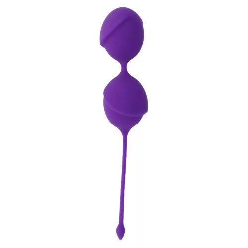 INTENSE – Karmy kegel gésagolyók, szilikon, 4,3 x 20 cm, 96 g, lila