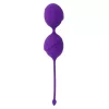 INTENSE – Karmy kegel gésagolyók, szilikon, 4,3 x 20 cm, 96 g, lila