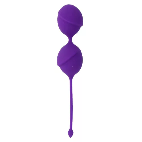 INTENSE – Karmy kegel gésagolyók, szilikon, 4,3 x 20 cm, 96 g, lila