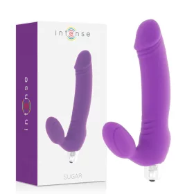   INTENSE – Sugar szilikon vibrátoros dildó, 7 rezgésmód, lila