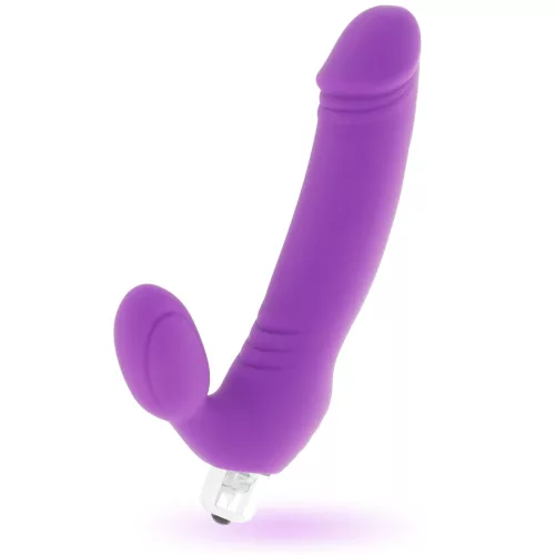 INTENSE – Sugar szilikon vibrátoros dildó, 7 rezgésmód, lila