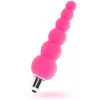 INTENSE – Snoopy vibrációs szilikon anál plug, 7 rezgésmód, rózsaszín