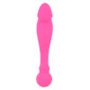INTENSE – Rick kétvégű szilikon intim masszírozó, rózsaszín, 18 cm