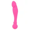 INTENSE – Rick kétvégű szilikon intim masszírozó, rózsaszín, 18 cm