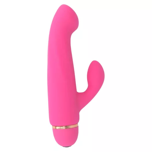 INTENSE – Boral ergonomikus g-pont és csikló vibrátor, rózsaszín
