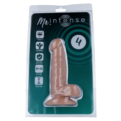 MR INTENSE – Élethű dildó erős tapadókoronggal, 16,2 x Ø 3,1 cm