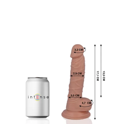 MR INTENSE – Élethű dildó erős tapadókoronggal, 17,1 x Ø 2,9 cm