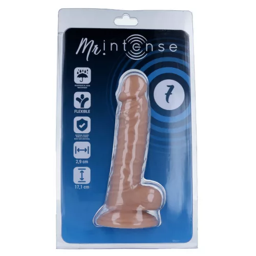 MR INTENSE – Élethű dildó erős tapadókoronggal, 17,1 x Ø 2,9 cm