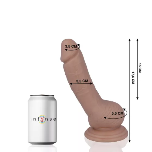 MR INTENSE – Élethű dildó erős tapadókoronggal, 17,6 x Ø 3,5 cm