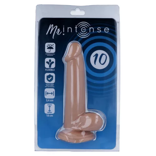 MR INTENSE – Élethű dildó erős tapadókoronggal, 18 x Ø 3,4 cm