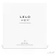 LELO - HEX Original hexagonális szerkezetű latex óvszer, 36 db