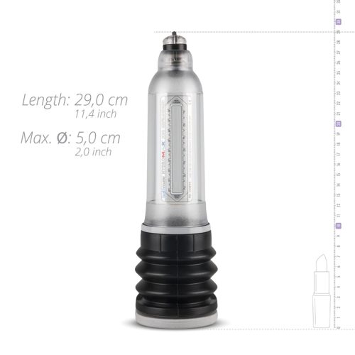 BATHMATE – HydroMax 7 átlátszó hidraulikus pénisznövelő pumpa