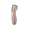 SATISFYER - Pro 2+ léghullámos csiklóizgató, újratölthető, arany színben