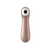 SATISFYER - Pro 2+ léghullámos csiklóizgató, újratölthető, arany színben