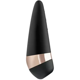   SATISFYER - Pro 3+ léghullámos csiklóizgató, újratölthető, fekete színben