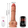 CYBER SILICOCK - Master Huck élethű mozgó dildó herékkel, tapadókoronggal, távirányítós, újratölthető, 20,9 cm