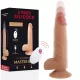 CYBER SILICOCK - Master Ben élethű mozgó dildó távirányítóval, újratölthető, 23,9 cm