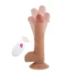 CYBER SILICOCK – Mr John élethű mozgó dildó távirányítóval, újratölthető, 23,9 cm