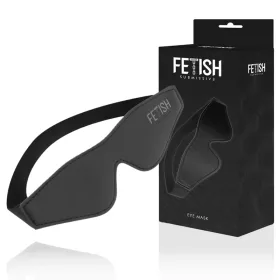   FETISH SUBMISSIVE – Állítható vegán bőr szemmaszk neoprén béléssel, fekete
