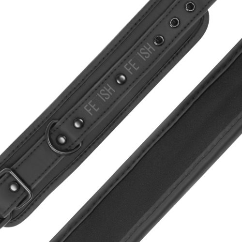 FETISH SUBMISSIVE – Vegán bőr bilincs puha, neoprén béléssel