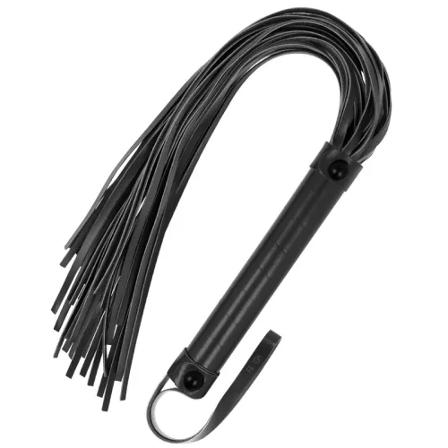 FETISH SUBMISSIVE – Vegán bőr lovaglóostor, 28 cm