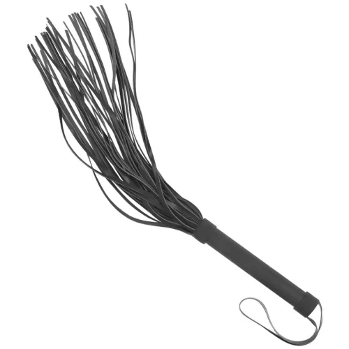 FETISH SUBMISSIVE – Vegán bőr lovaglóostor, 28 cm