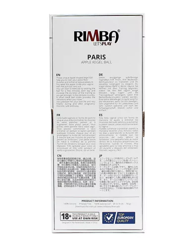 RIMBA – Paris almás tréning gésagolyó, világos rózsaszín