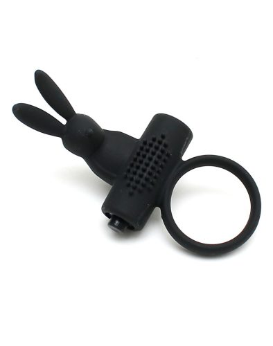 RIMBA – Vienna nyuszis vibrációs péniszgyűrű, fekete