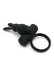 RIMBA – Vienna nyuszis vibrációs péniszgyűrű, fekete