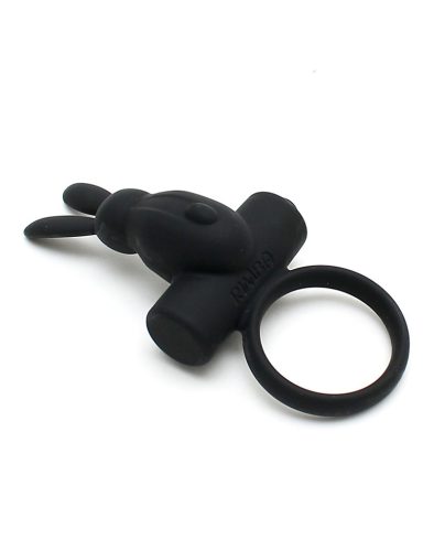 RIMBA – Vienna nyuszis vibrációs péniszgyűrű, fekete