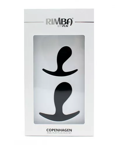 RIMBA – Copenhagen anál plug szett, 2 méret, fekete