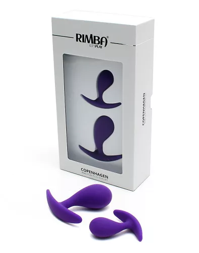 RIMBA – Copenhagen anál plug szett, 2 méret, lila