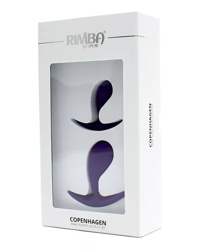 RIMBA – Copenhagen anál plug szett, 2 méret, lila