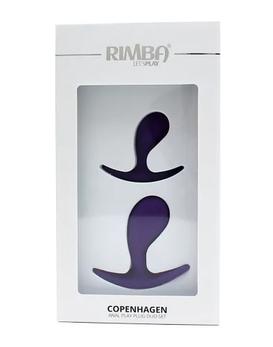 RIMBA – Copenhagen anál plug szett, 2 méret, lila