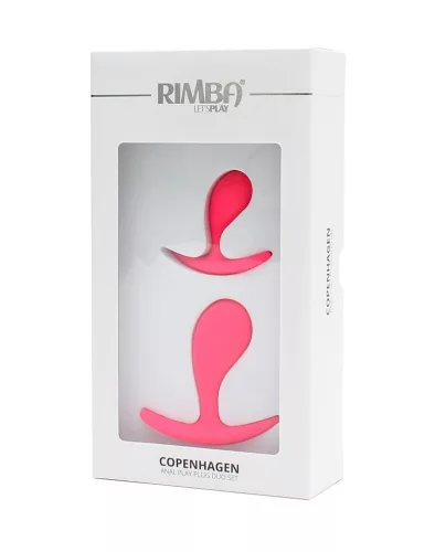 RIMBA – Copenhagen anál plug szett, 2 méret, rózsaszín