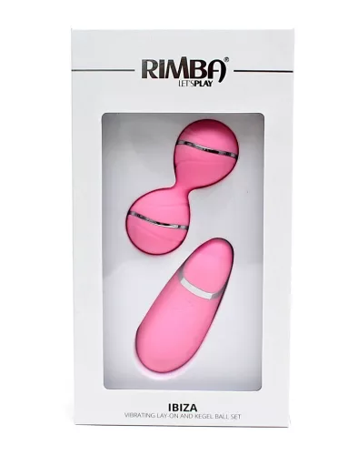 RIMBA – Ibiza távirányítós kegel golyó, újratölthető, rózsaszín