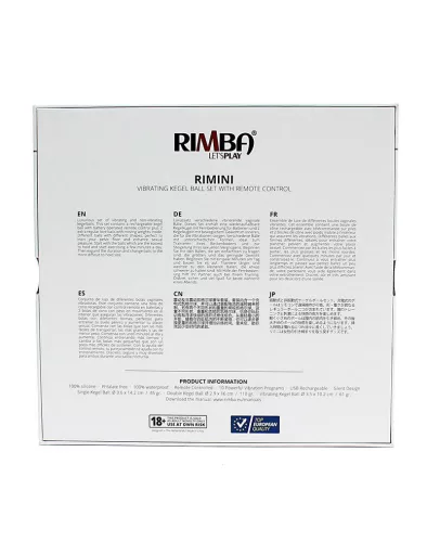 RIMBA – Rimini tréning gésagolyó szett, 3 db, fekete