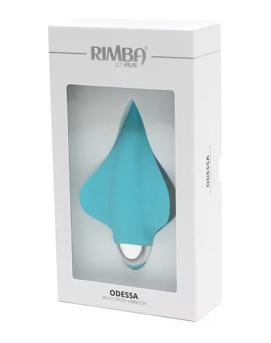 RIMBA – Odessa szárnyas vibrátor, újratölthető, kék, 10 móddal