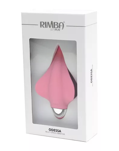 RIMBA – Odessa szárnyas vibrátor, újratölthető, rózsaszín, 10 móddal